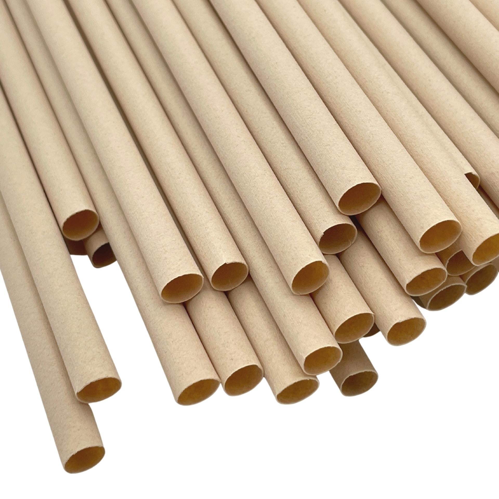 CHANYI Bamboo Straws 6mm - 100% Compostable Plant-Based Bamboo Fiber