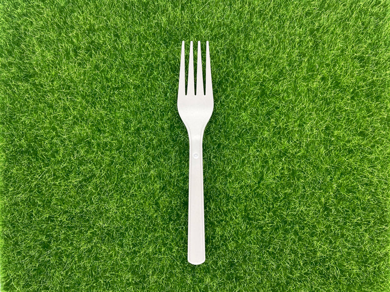 CHANYI Bamboo Fiber Fork, Eco Friendly, Biodegradable, Compostable and Disposable Fork