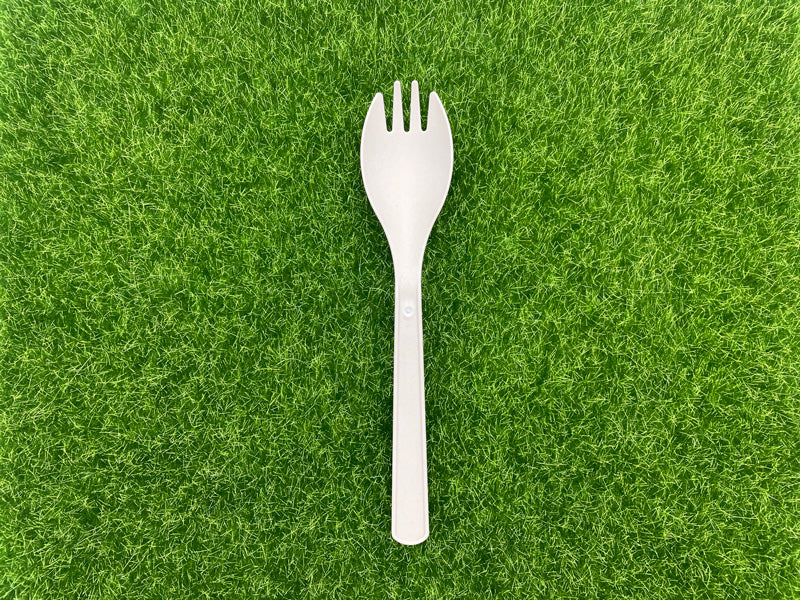 CHANYI Bamboo Fiber Spork , Eco Friendly, Biodegradable, Compostable and Disposable Spork